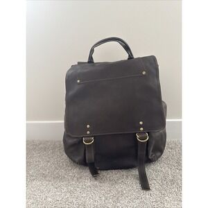 Men's Rucksack Vintage Sling Backpack Genuine Leather Bag‎ Travel Laptop Purse